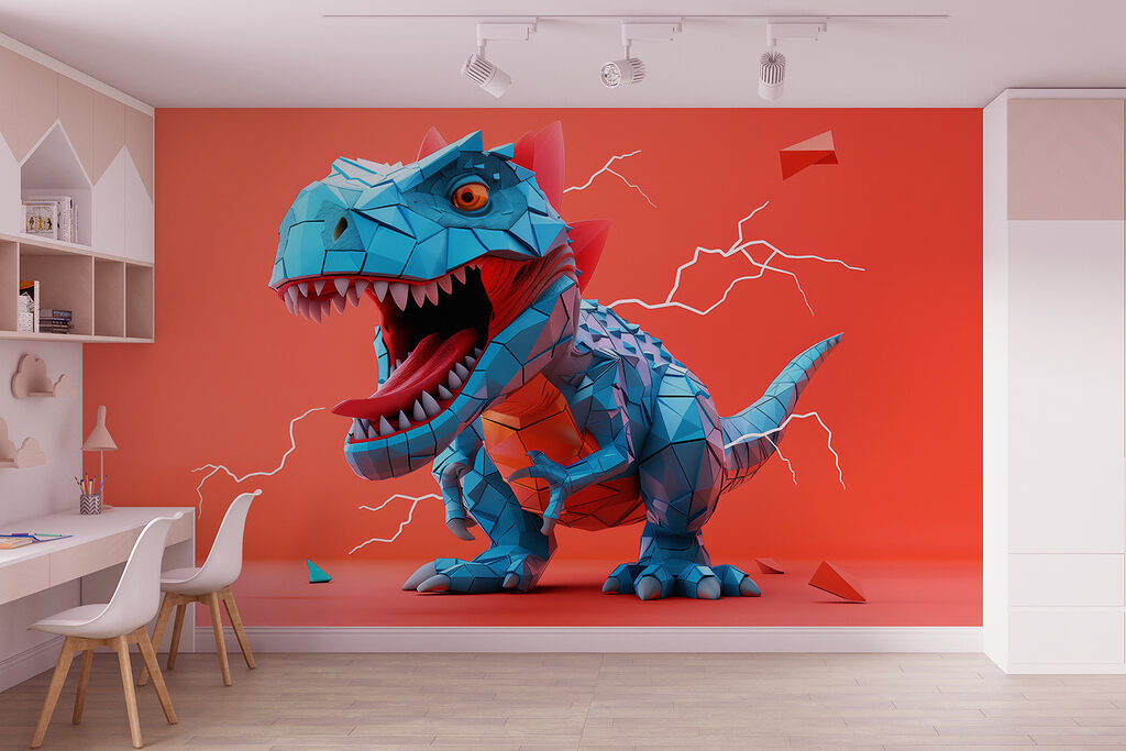 Modrý dinosaurus — interiér 3