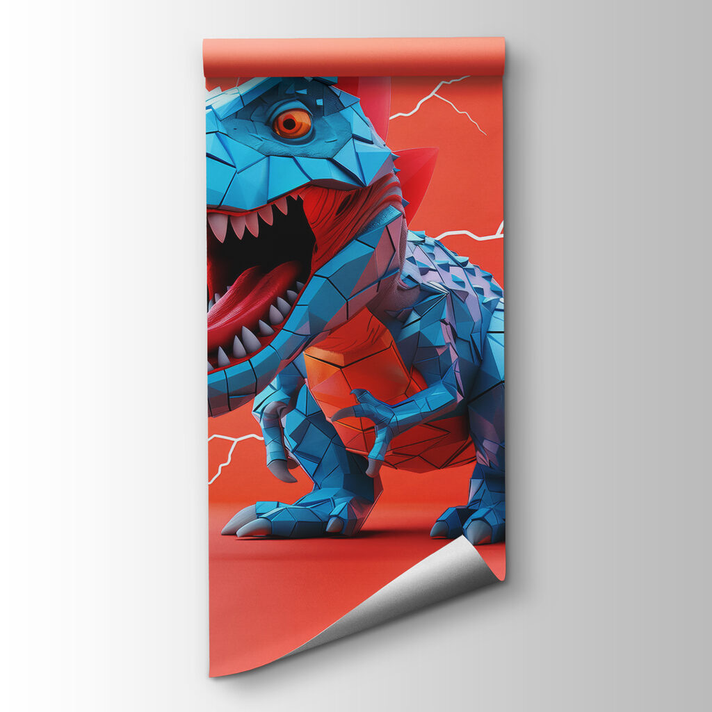 Modrý dinosaurus — pohľad na tovar