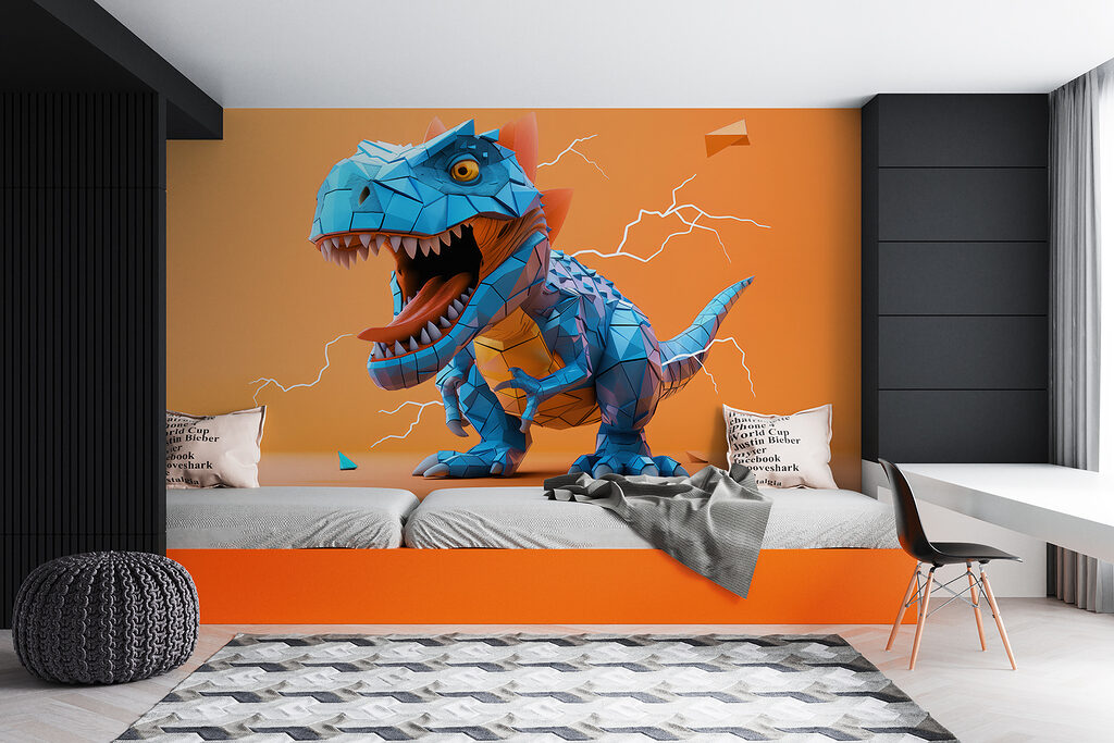 Modrý dinosaurus — interiér 2