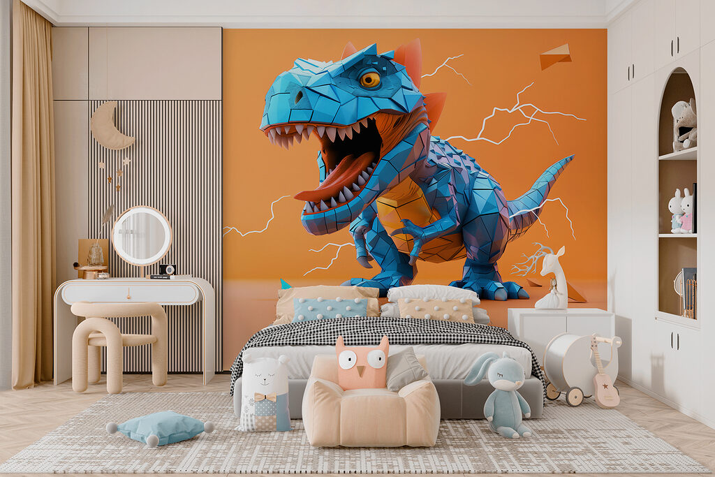 Modrý dinosaurus — interiér 6