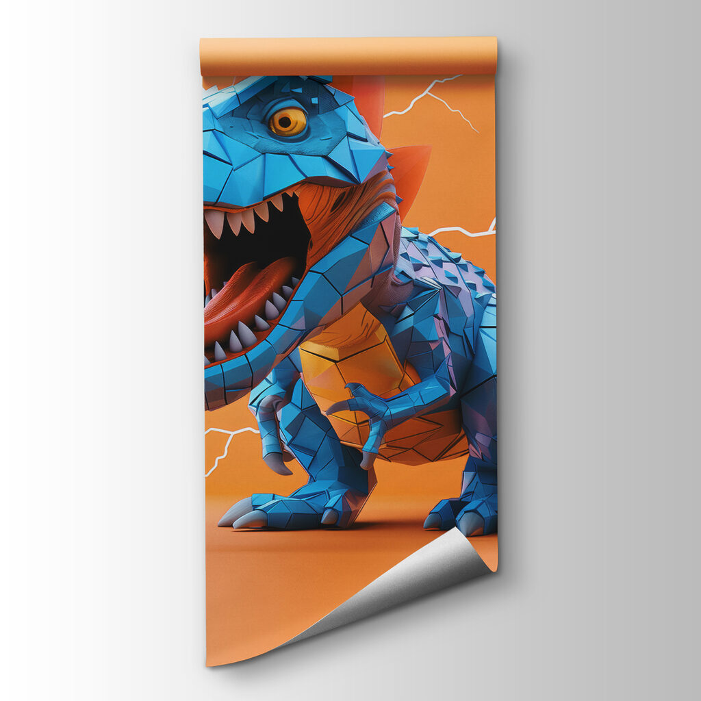 Modrý dinosaurus — pohľad na tovar