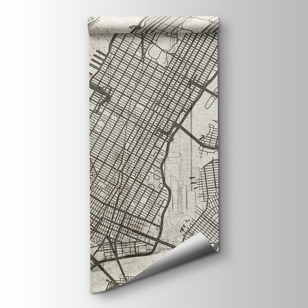 Manhattan v jemných líniách — pohľad na tovar