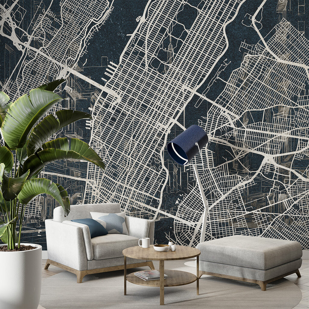 Manhattan v jemných líniách — interiér 1