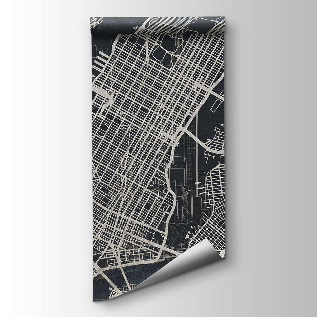 Manhattan v jemných líniách — pohľad na tovar