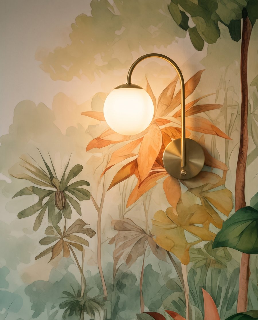 Svetlo v lese — detail
