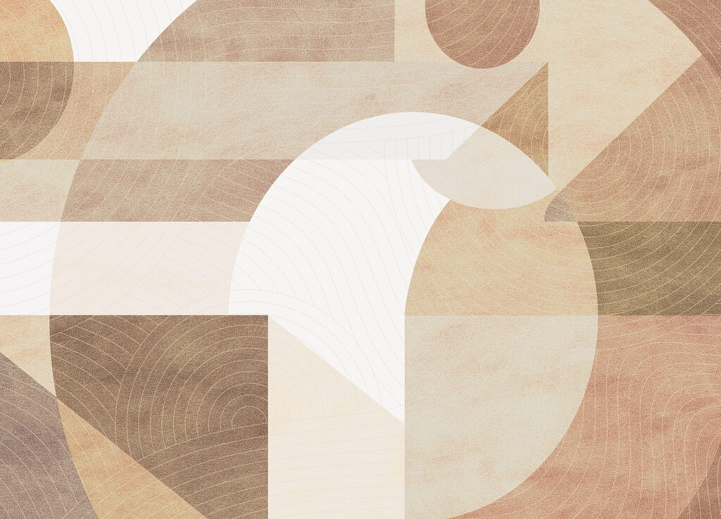 Teplá geometria v líniách — celý dizajn