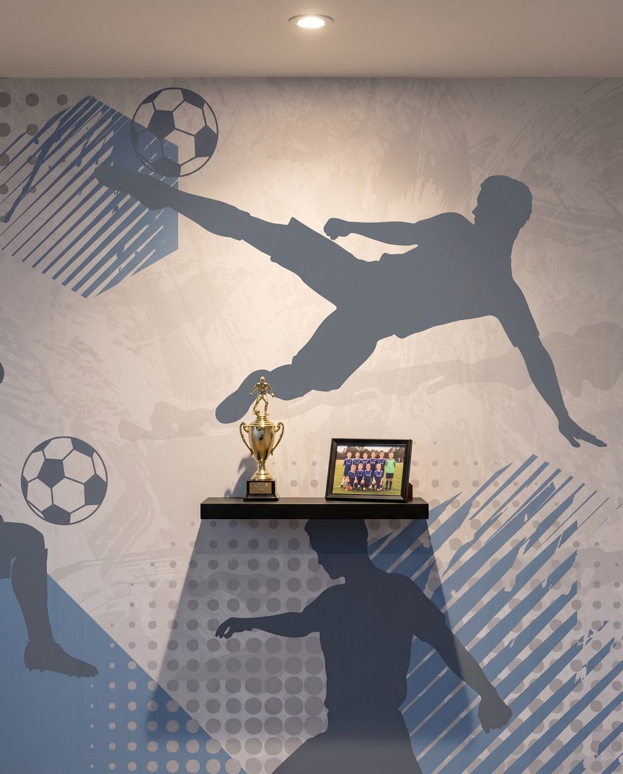 Futbalisti v pohybe — detail