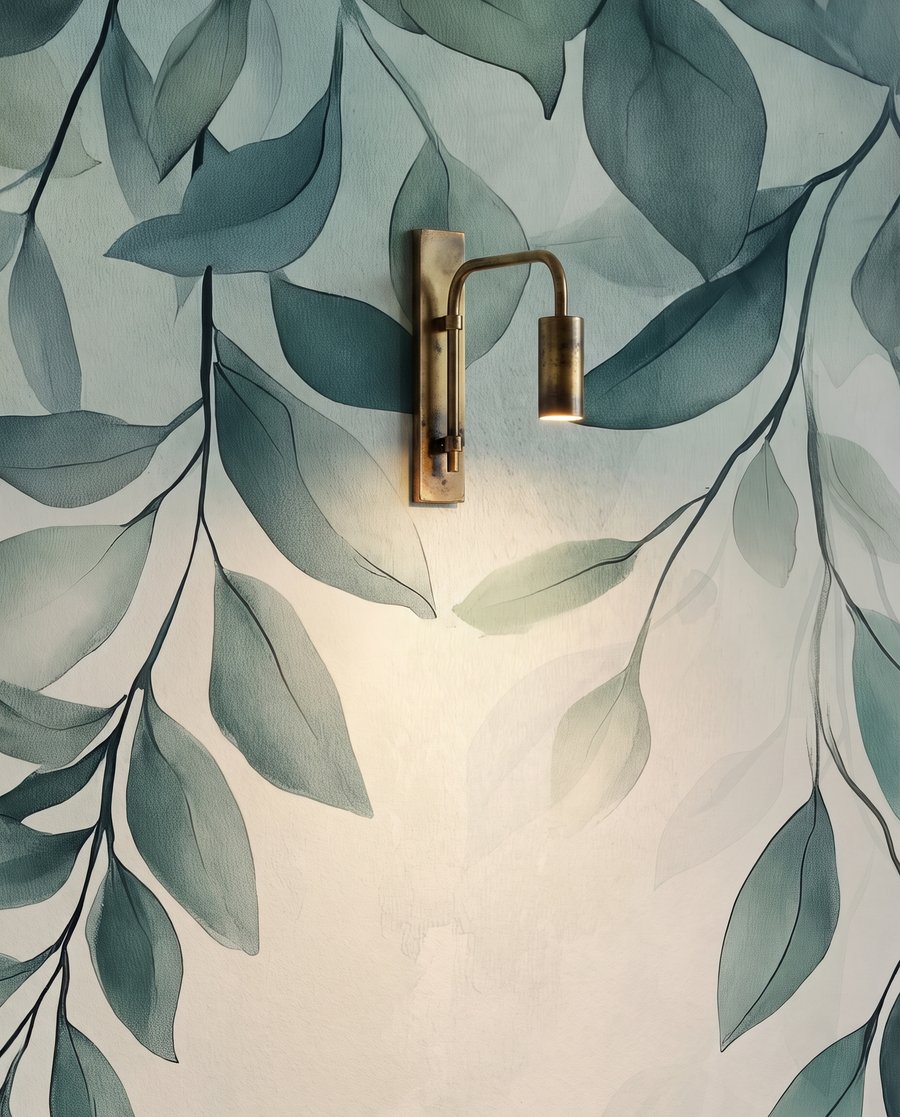 Zelené previsnuté konáre — detail