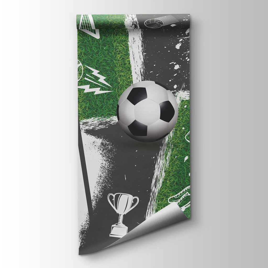 Zeleno-čierny futbalový svet — pohľad na tovar
