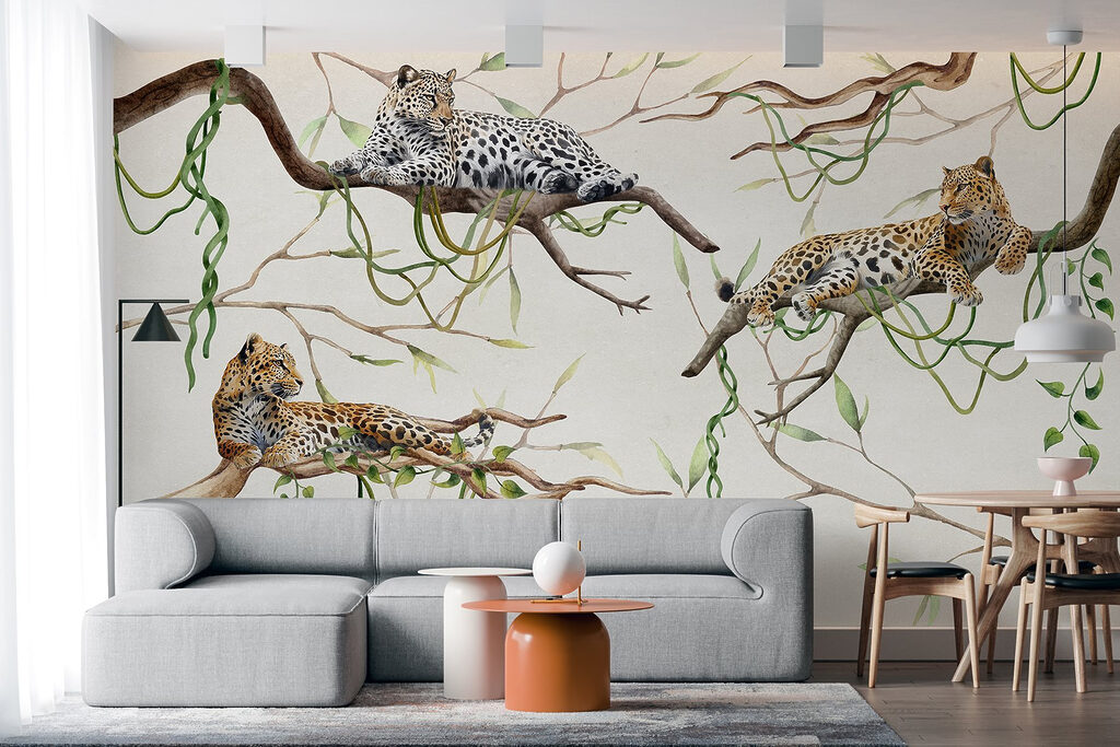 Leopardy na konároch — interiér 2