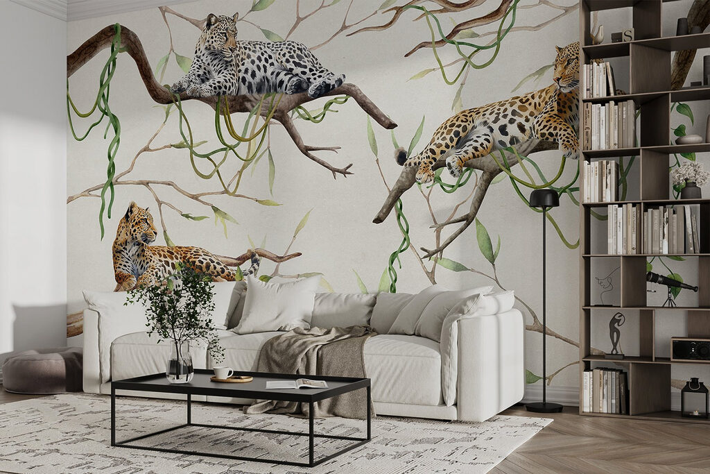 Leopardy na konároch — interiér 3