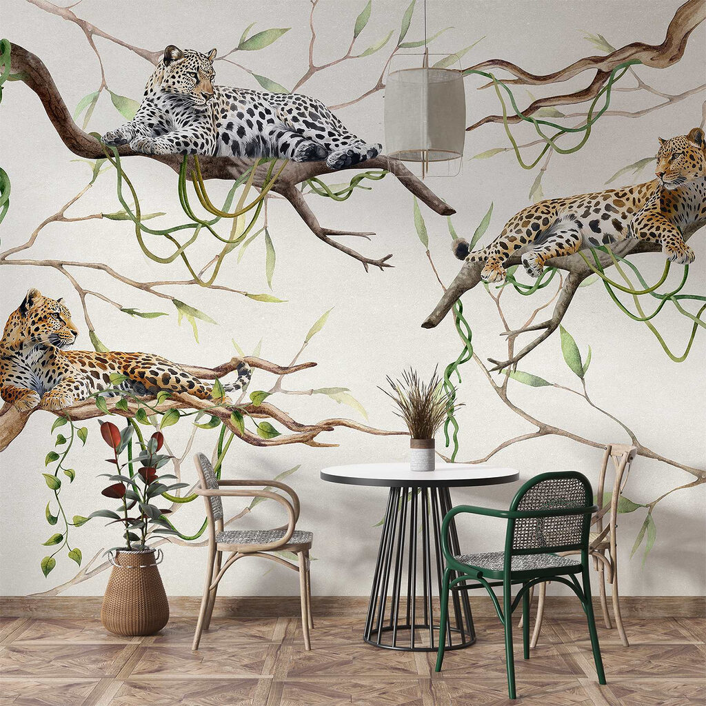 Leopardy na konároch — interiér 4