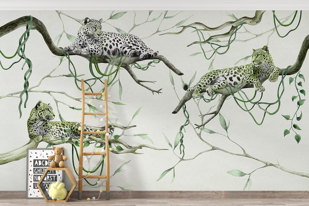 Leopardy na konároch — interiér 3