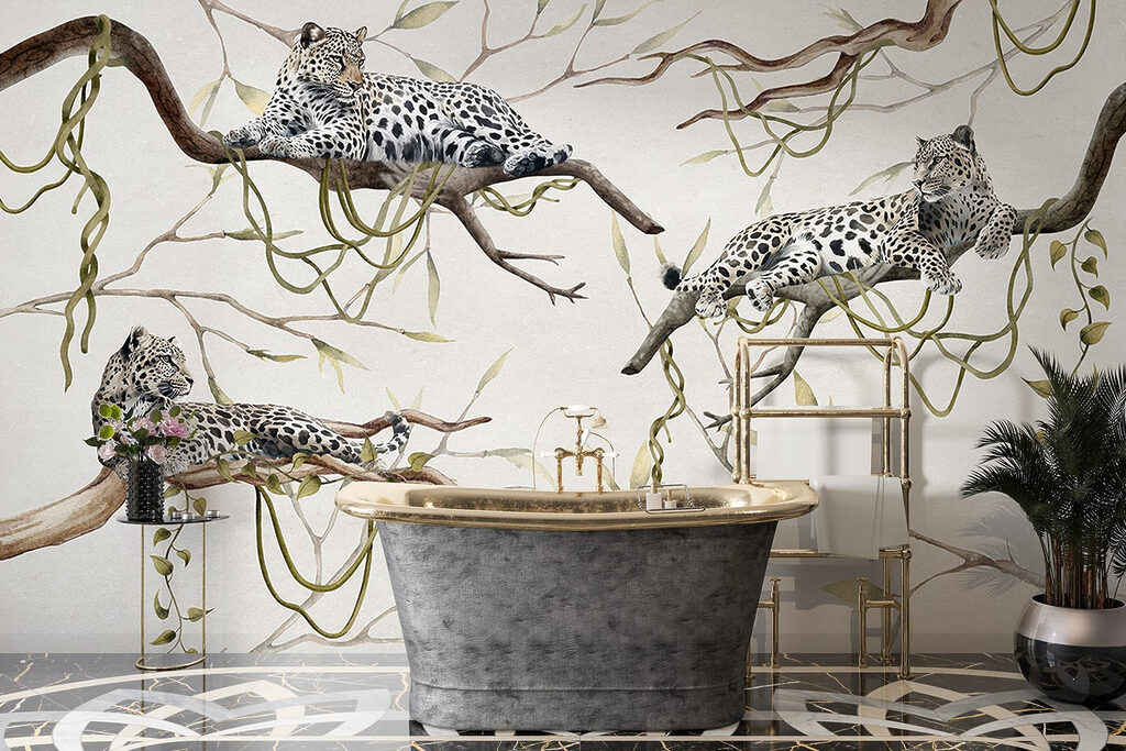 Leopardy na konároch — interiér 5
