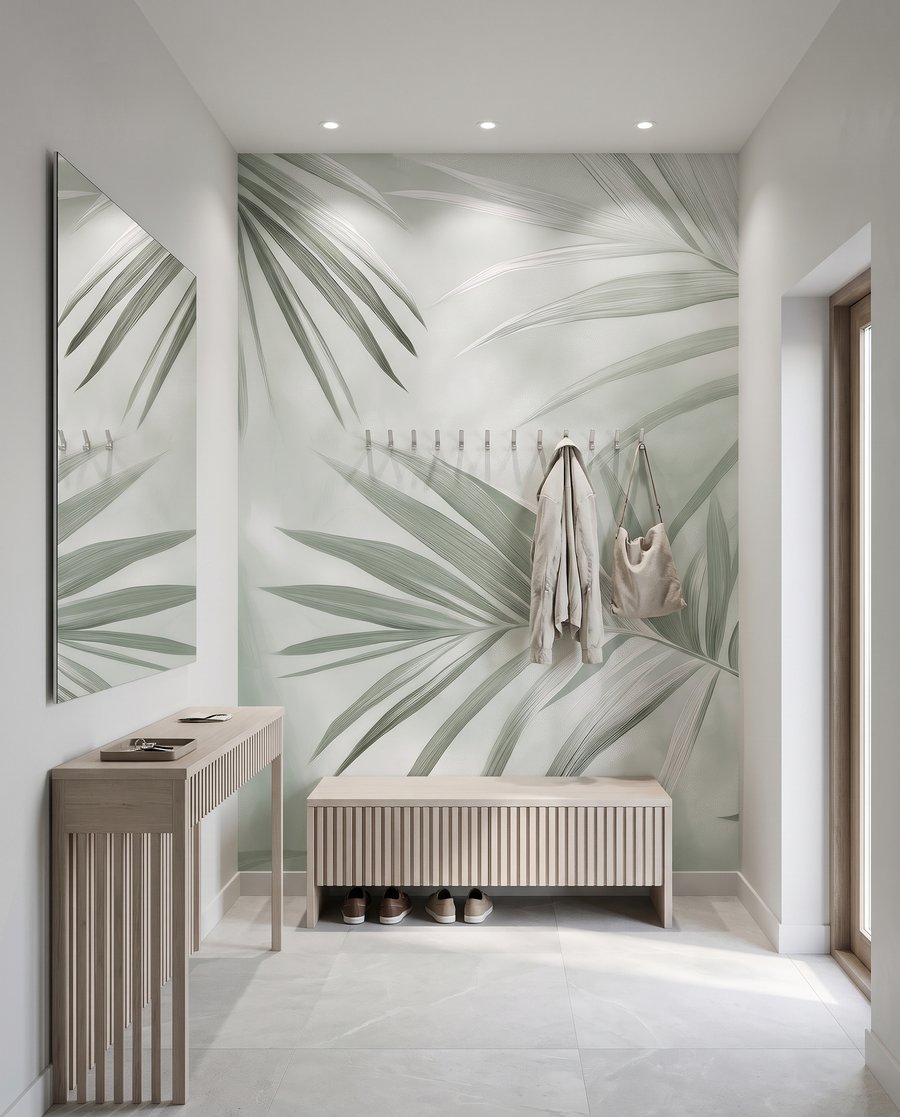 Palmové listy sa krížia — interiér 5
