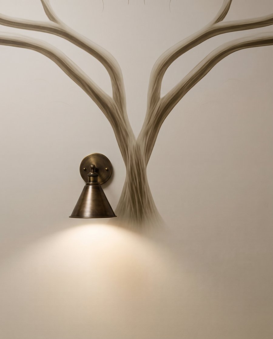 Tichý zimný strom — detail