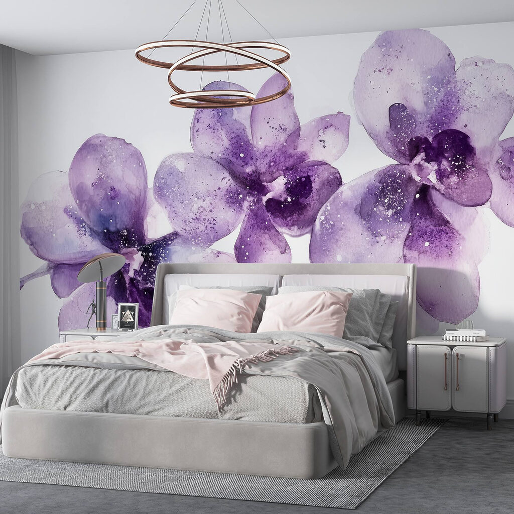 Akvarelové orchidey — interiér 2