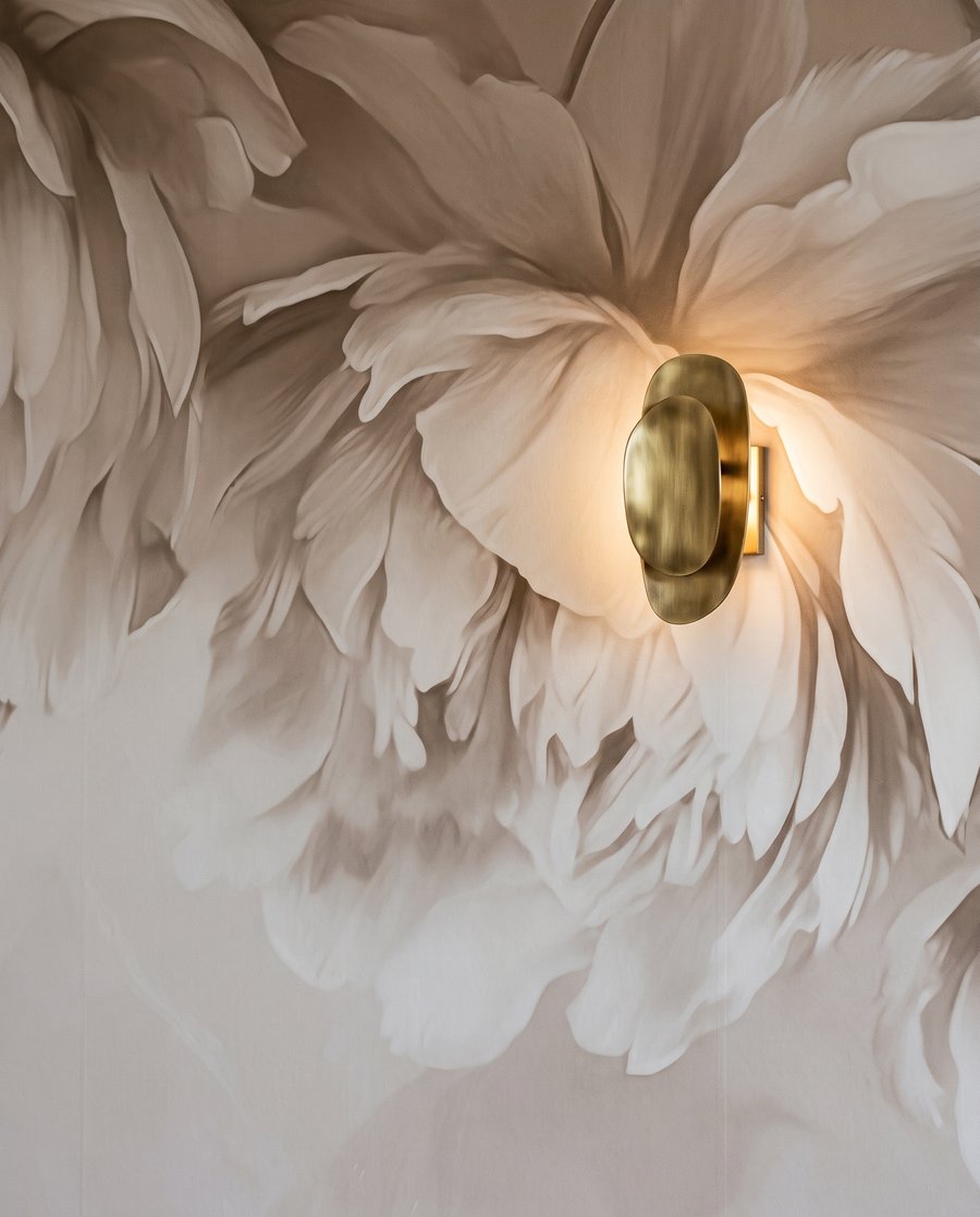 Smotanovobiele kvety — detail