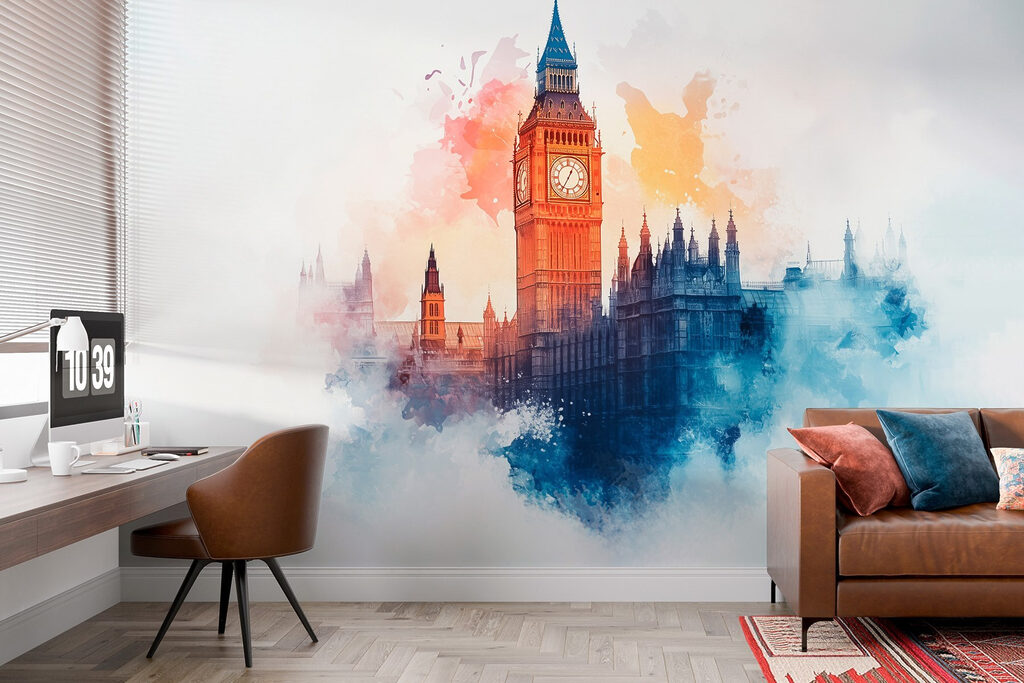 Big Ben v akvarele — interiér 2