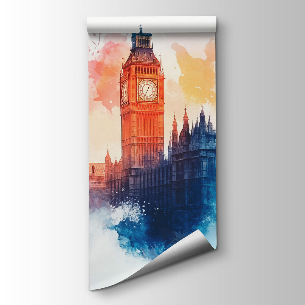 Big Ben v akvarele — pohľad na tovar
