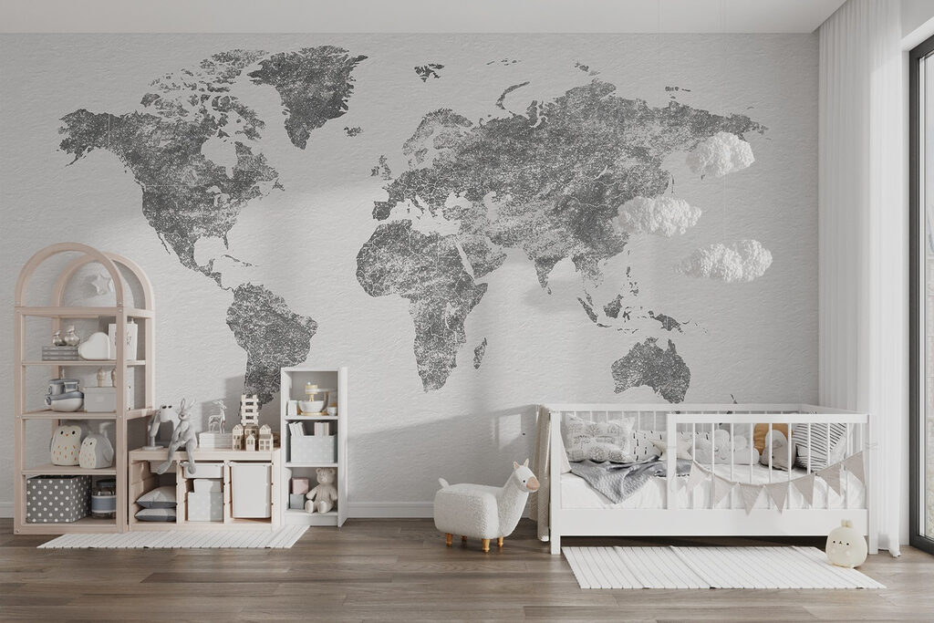Zlatá mapa, jemná textúra — interiér 4