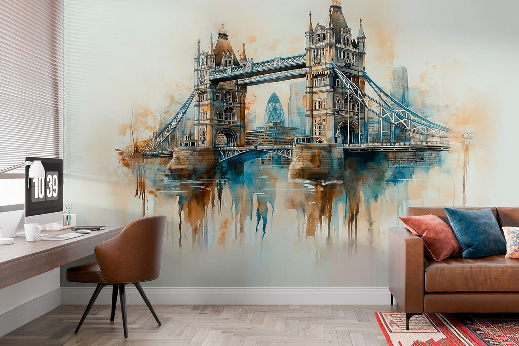 Tower Bridge v akvarele — interiér 2