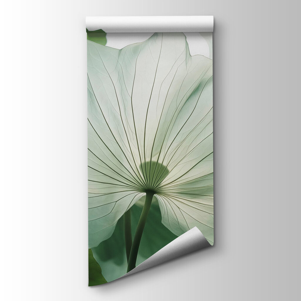 Lotosové listy v protisvetle — pohľad na tovar