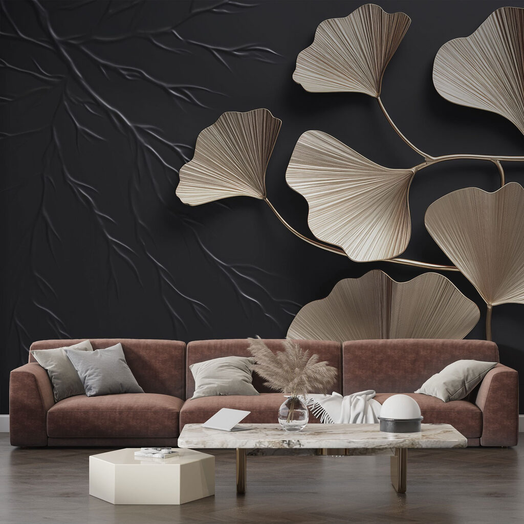 Ginkgo na čiernom — interiér 2