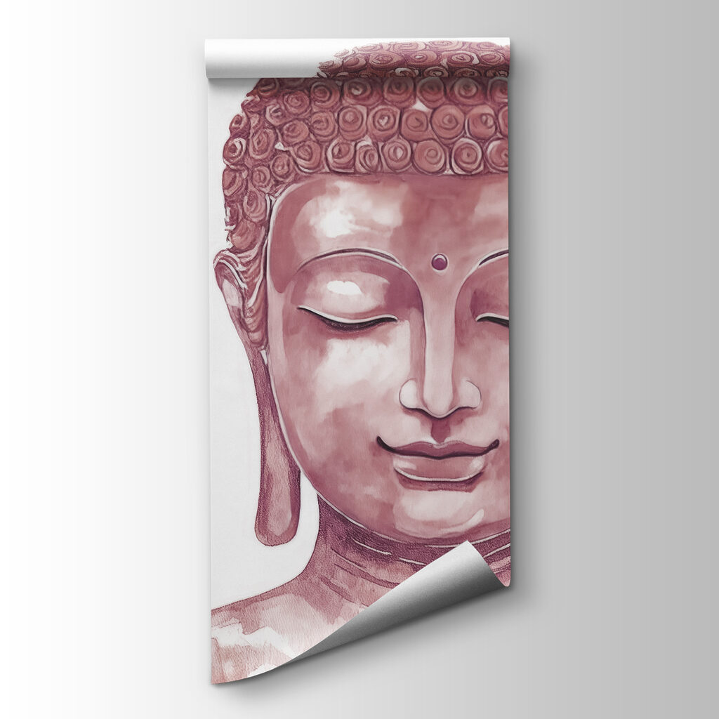 Budha medzi plnými kvetmi — pohľad na tovar
