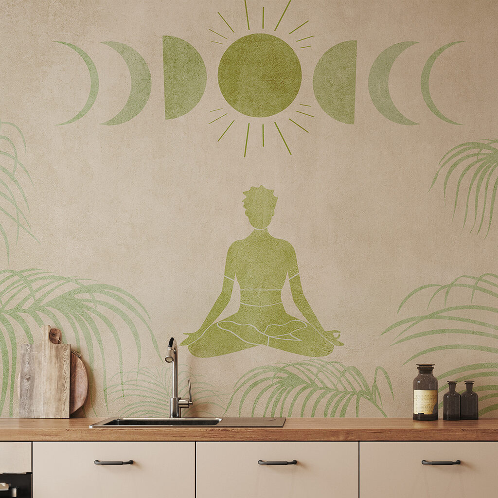 Meditácia pod fázami mesiaca — interiér 2