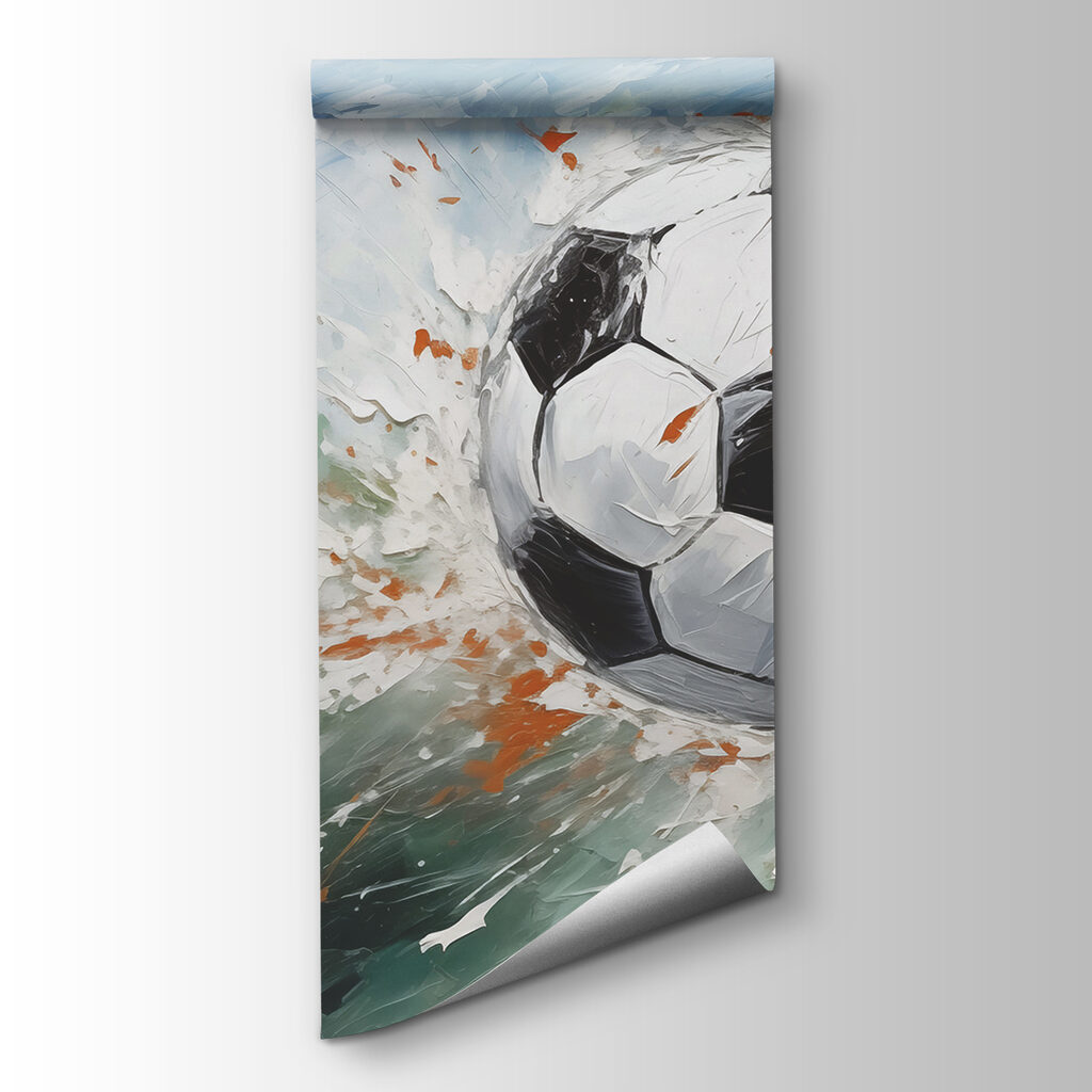 Futbal v nápore farieb — pohľad na tovar