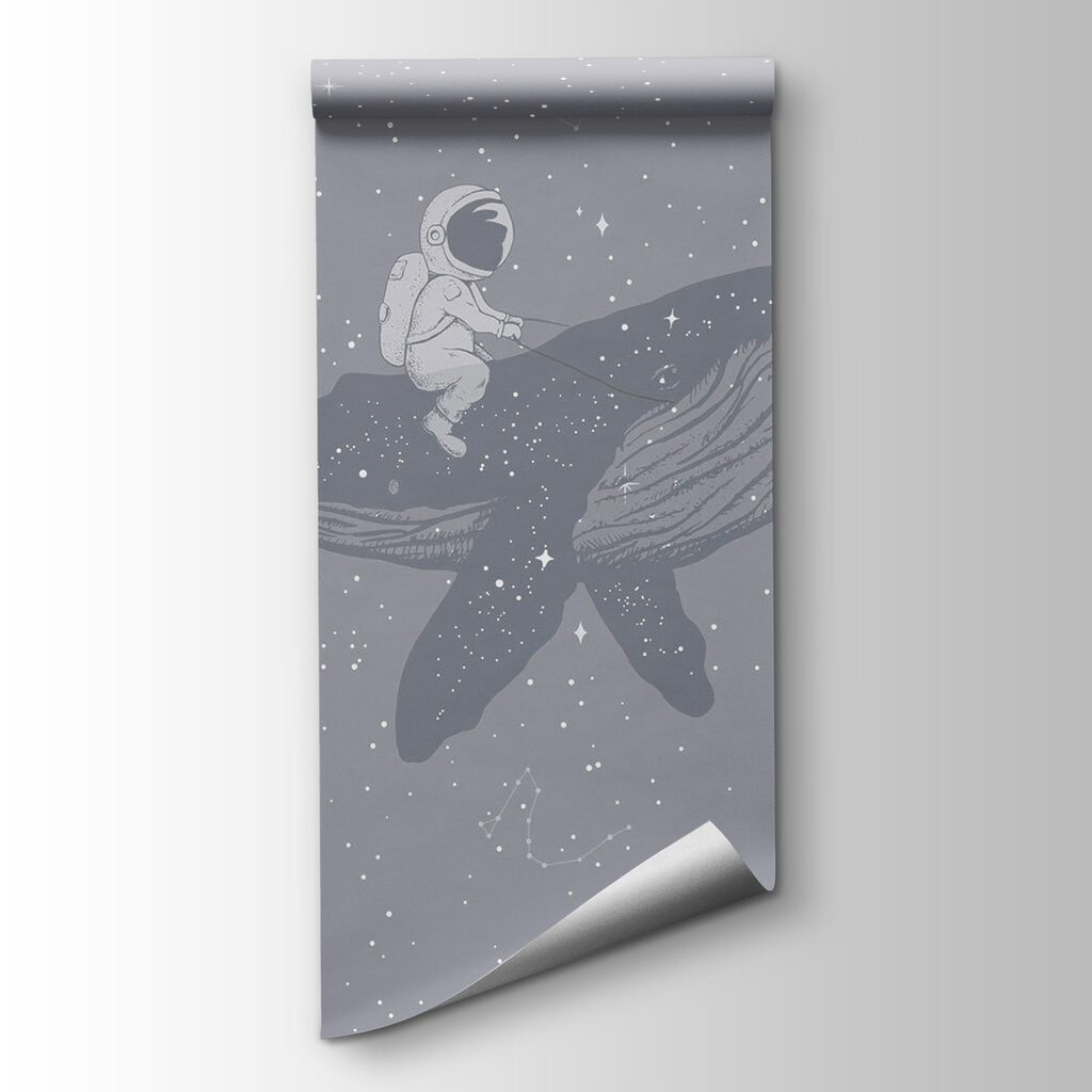Astronaut na veľrybe — pohľad na tovar