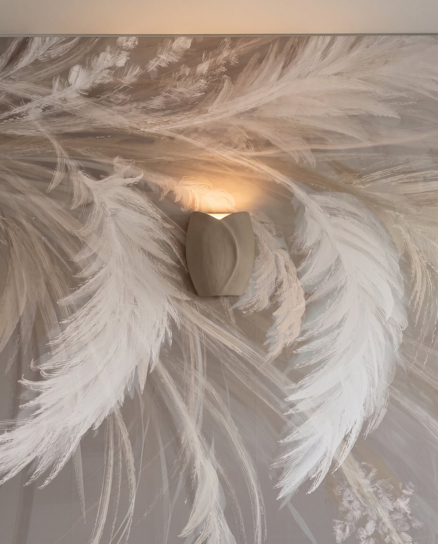 Jemné trávové pierka — detail