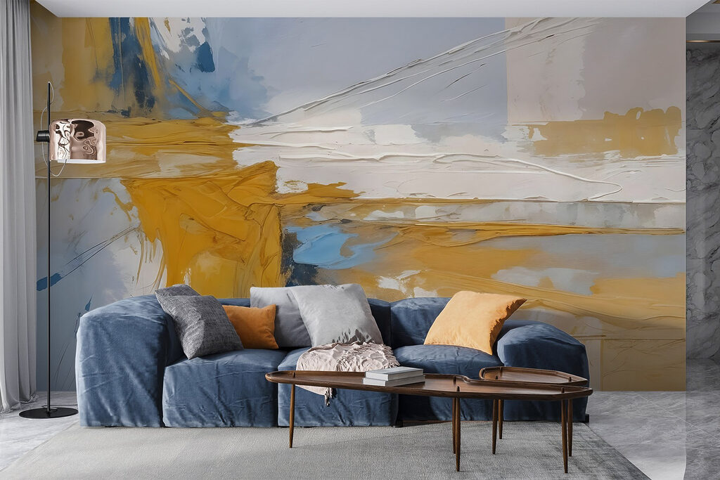 Pretínajúce sa ťahy štetca — interiér 2