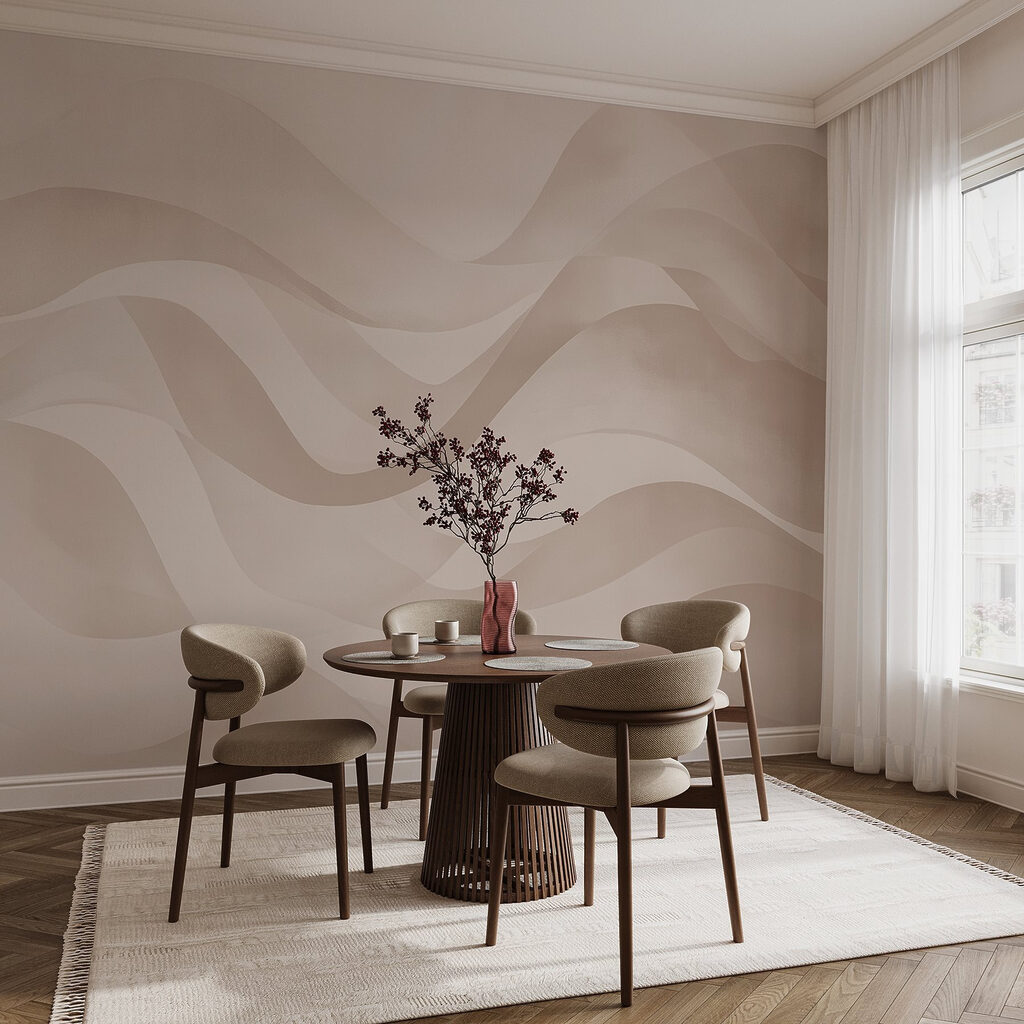 Zvlnené priesvitné pásy — interiér 3