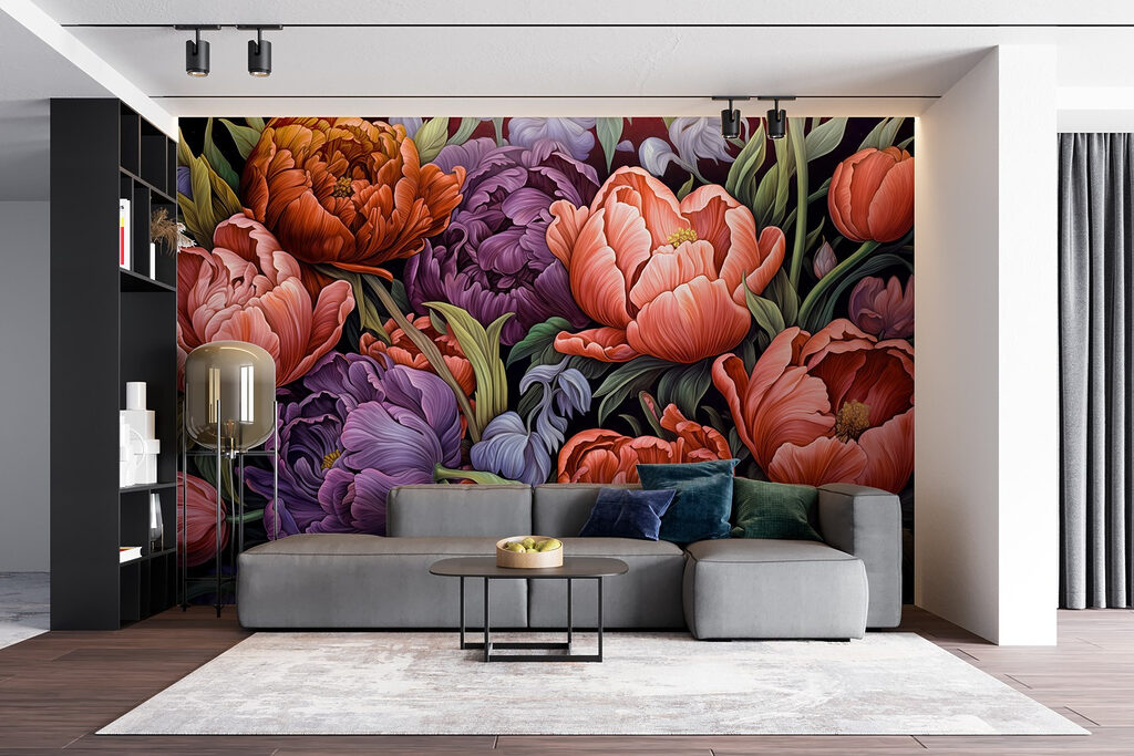 Pivonky a tulipány — interiér 7