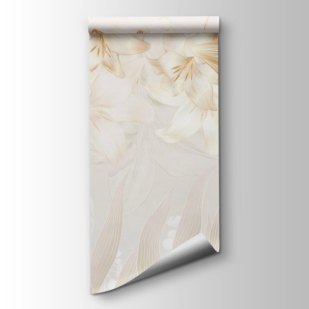 Kvety nad dlhými listami — pohľad na tovar